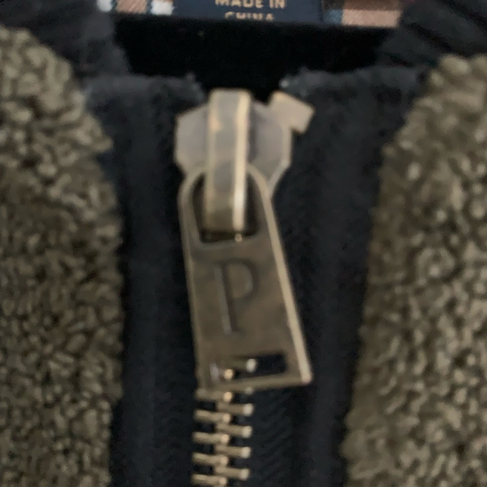 Women's Pendleton Olive Wool Bomber Jacket With B… - image 7